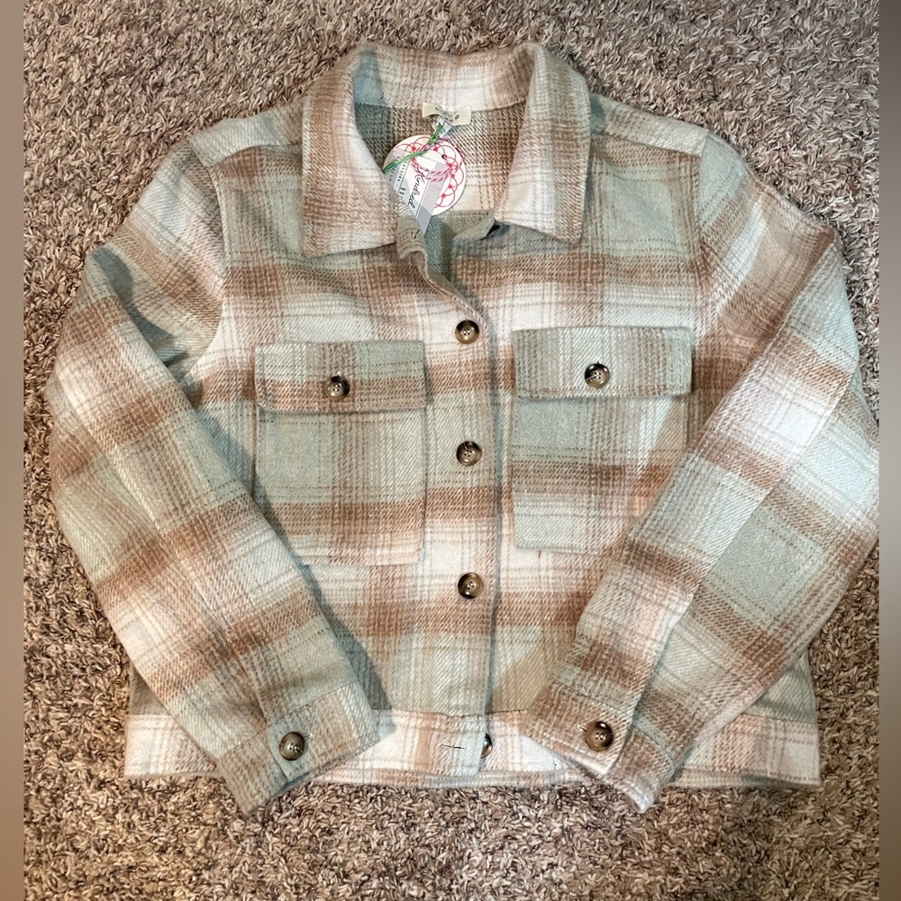 Women’s Plaid Shacket - New with Tags